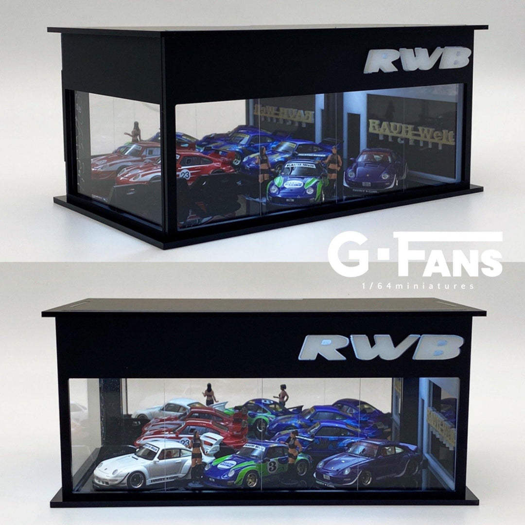 G. Fans 1:64 Diorama RWB Exhibition Museum – Horizon Diecast