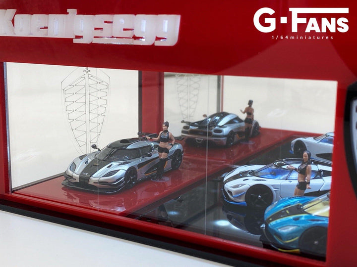 G.Fans 1:64 Diorama Koenigsegg Exhibition Museum - Horizon Diecast