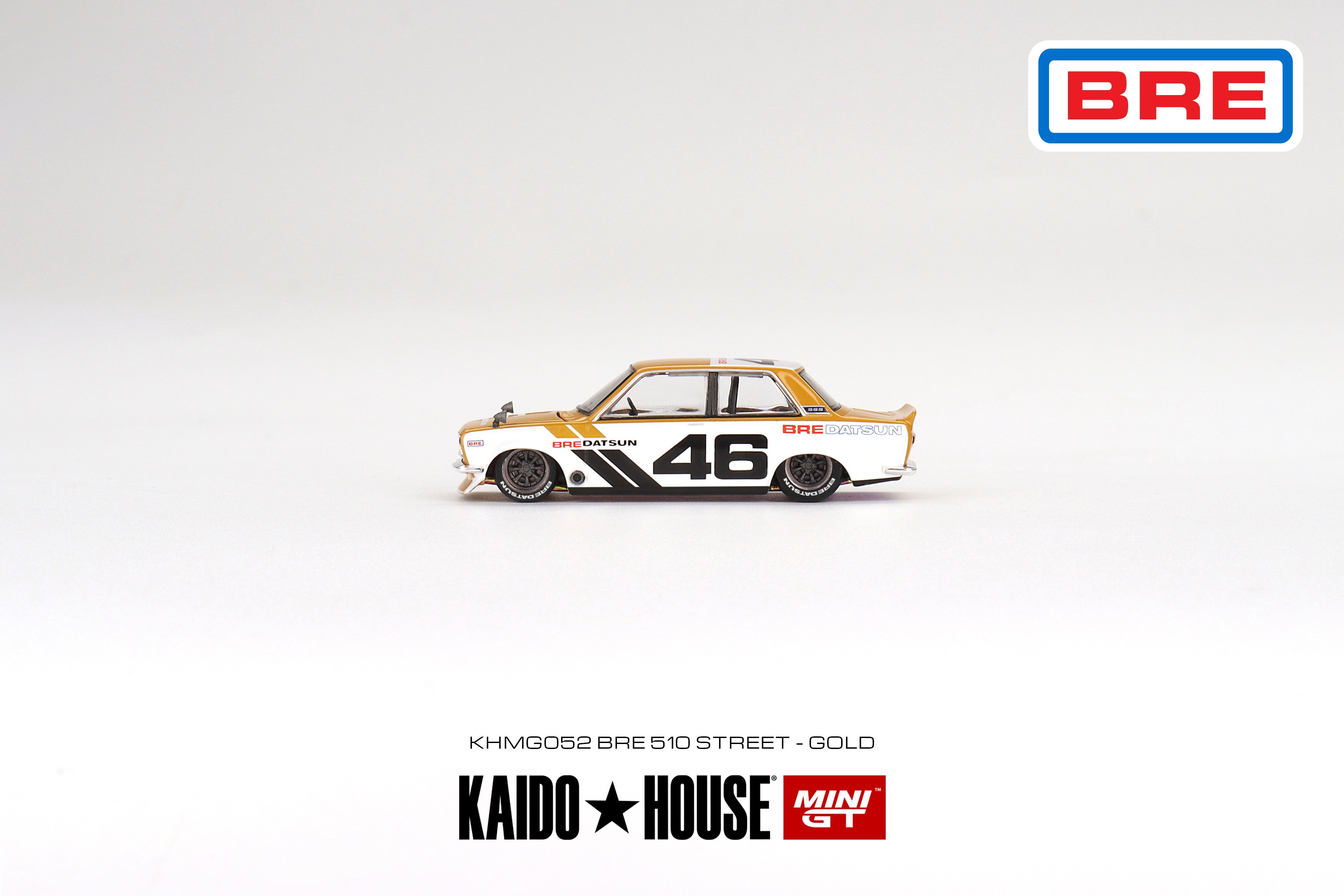 Kaido House + MINIGT 1:64 Datsun 510 Pro Street BRE510 V3 KHMG052