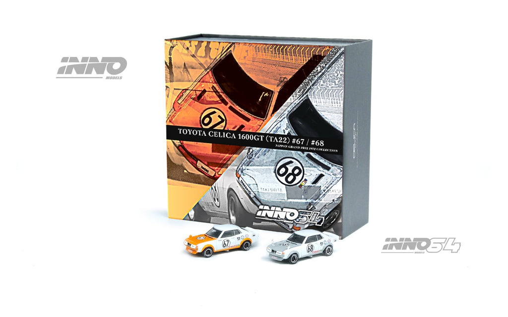 Inno64 1:64 Toyota Celica 1600GT (TA22) #67 & #68 Nippon Grand