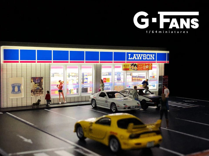 G.Fans 1:64 LAWSON Building Diorama Model