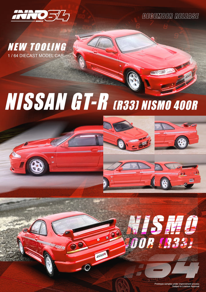 Inno64 1:64 Nissan Skyline GTR (R33) NISMO 400R