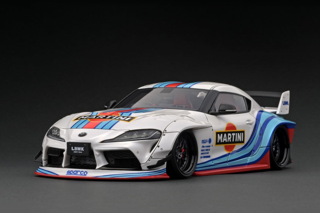 [Preorder] IG 1:18 LB-WORKS TOYOTA SUPRA (A90) White/Blue/Red