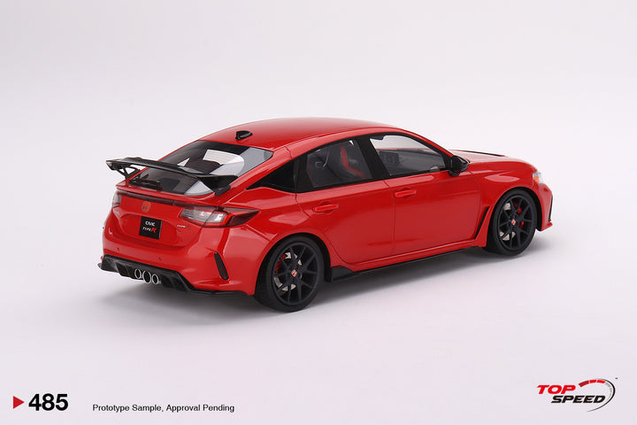 Topspeed 1:18 Honda Civic Type R Rallye Red (LHD) 2023 TS0485