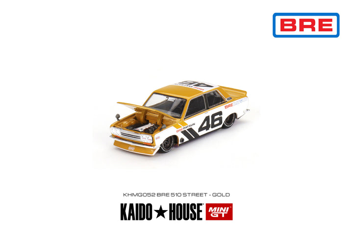 Kaido House + MINIGT 1:64 Datsun 510 Pro Street BRE510 V3 KHMG052