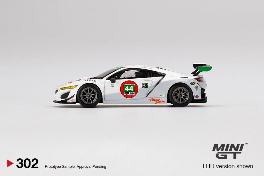 Mini GT 1:64 NSX GT3 EVO #44 Magnus Racing 2021 IMSA Daytona LHD MGT00302-L Side