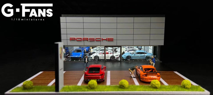 G.Fans 1:64 Diorama Porsche Center Building 710031