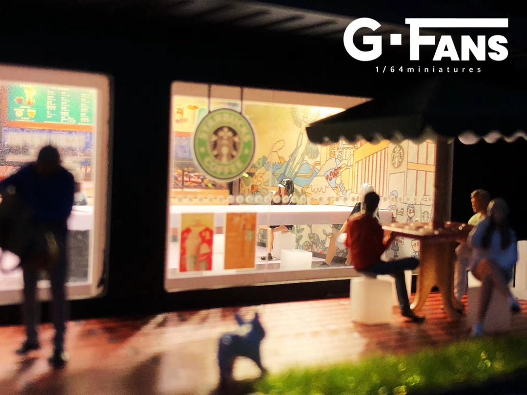[Preorder] G.Fans 1:64 Starbucks Building Diorama Model