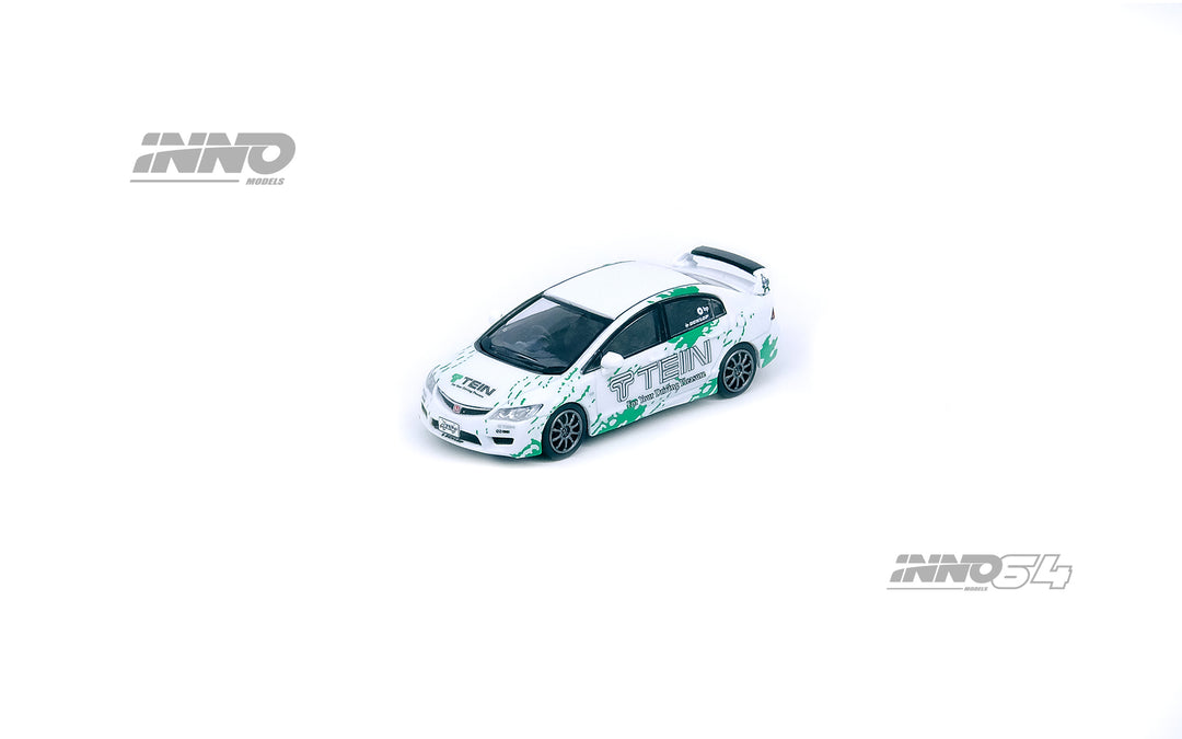 Inno64 1:64 Honda Civic TYPE-R FD2 "TEIN" Livery IN64-FD2-TEIN