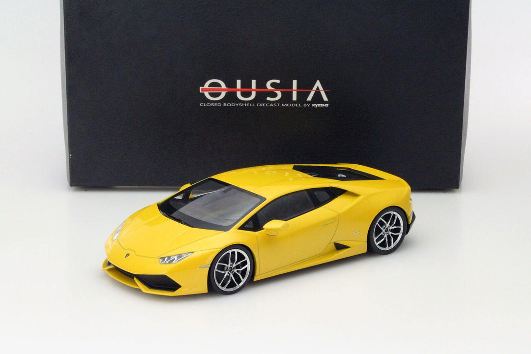  Kyosho 1:18 Yellow Lamborghini Huracan Diecast Model Car