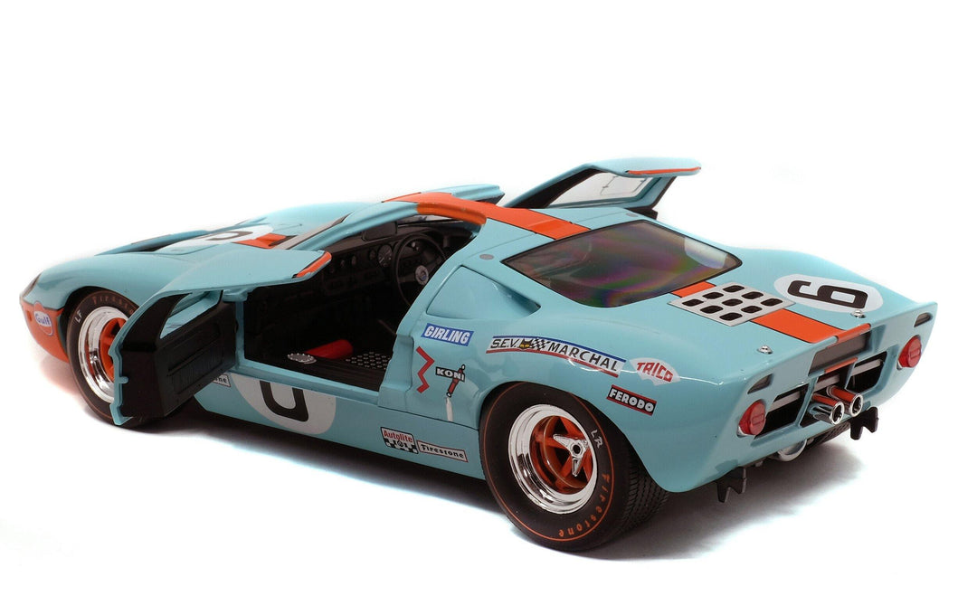 Solido 1:18 Ford GT40 MK1 24H Le Mans 1969 #6 Light Blue - Horizon Diecast