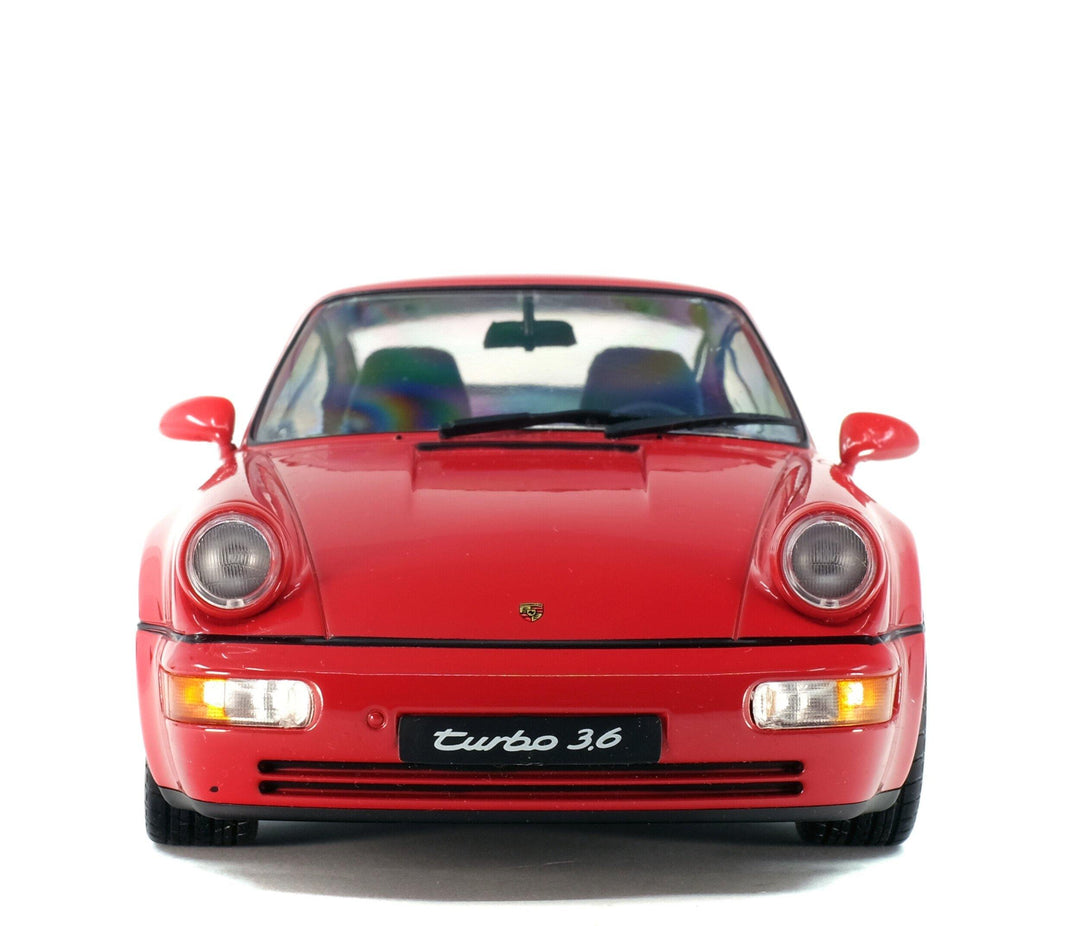 Solido 1:18 1990 Porsche 911 (964) Turbo 3.6 Red - Horizon Diecast